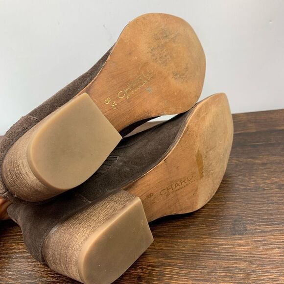 Charles By Charles David Women's Suede Leather Yale Ankle Bootie Brown Size 8.5 - Picture 6 of 9